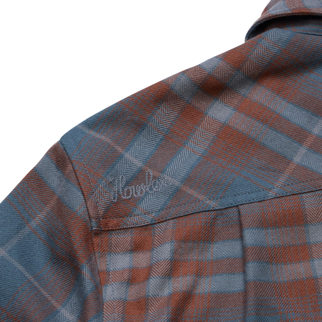 Howler Brothers Harker's Flannel Kempton Plaid : Dark Slate Image 05