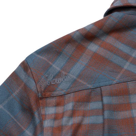 Howler Brothers Harker's Flannel Kempton Plaid : Dark Slate Image 05