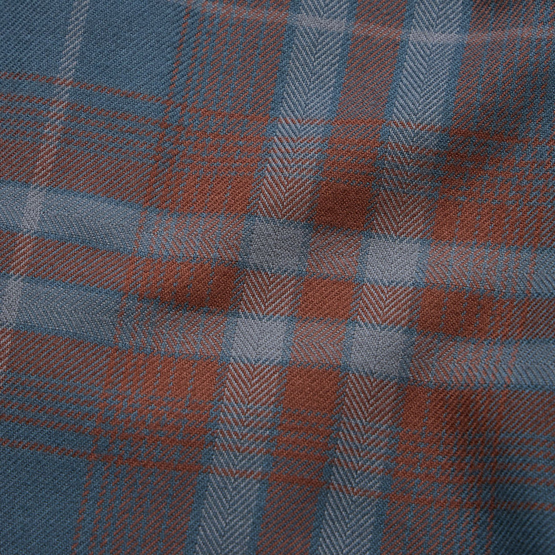 Howler Brothers Harker's Flannel Kempton Plaid : Dark Slate Image 08