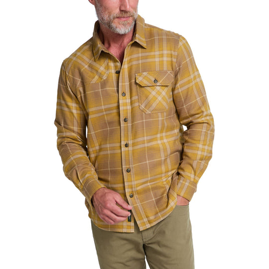 Howler Brothers Harker's Flannel Kempton Plaid : Otter Image 02