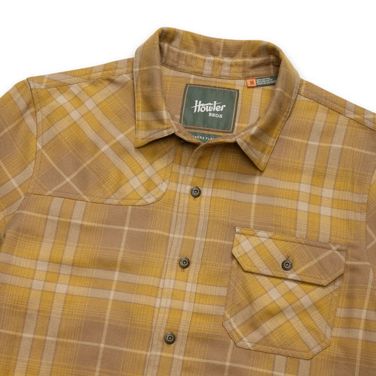 Howler Brothers Harker's Flannel Kempton Plaid : Otter Image 04
