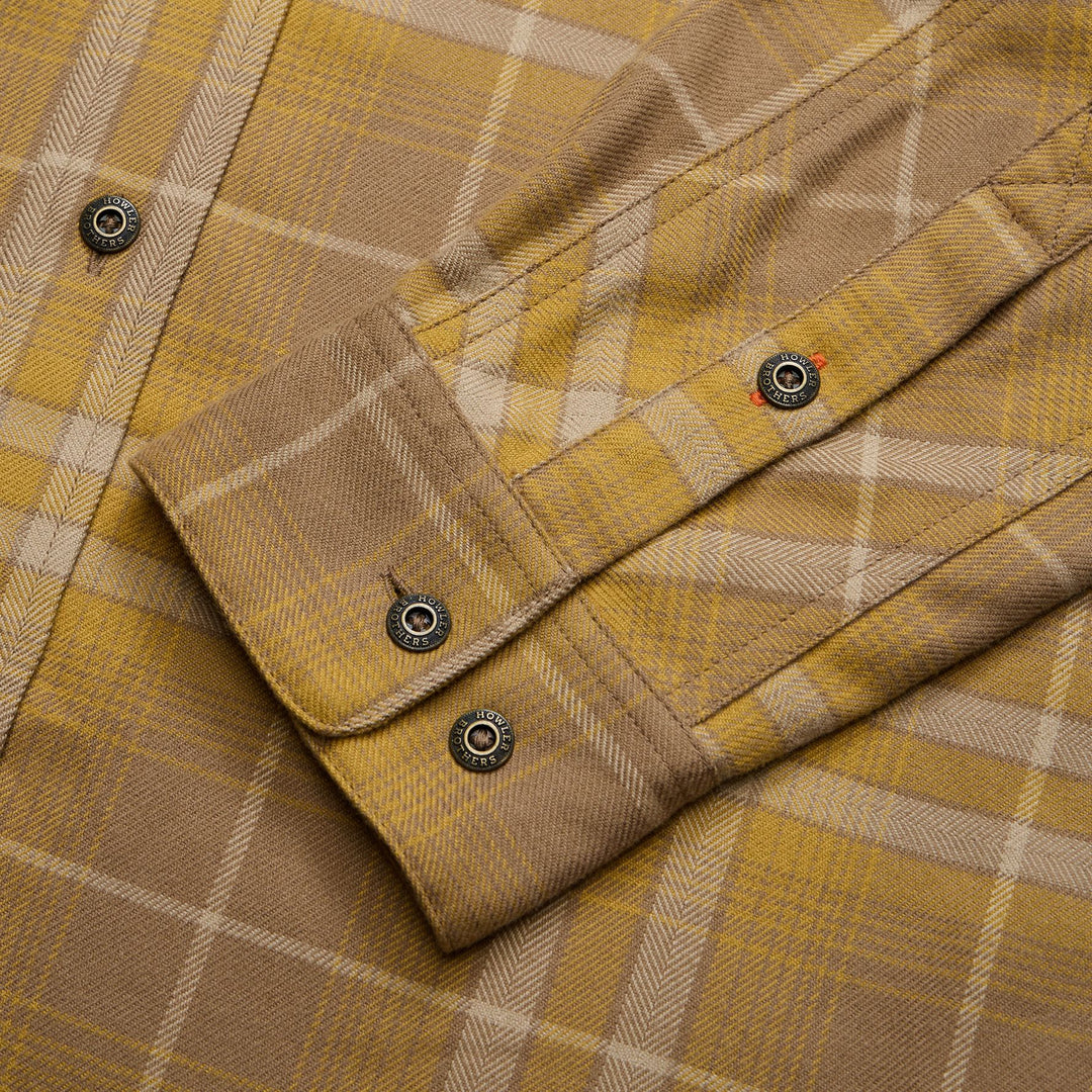 Howler Brothers Harker's Flannel Kempton Plaid : Otter Image 06