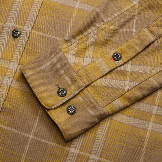 Howler Brothers Harker's Flannel Kempton Plaid : Otter Image 06