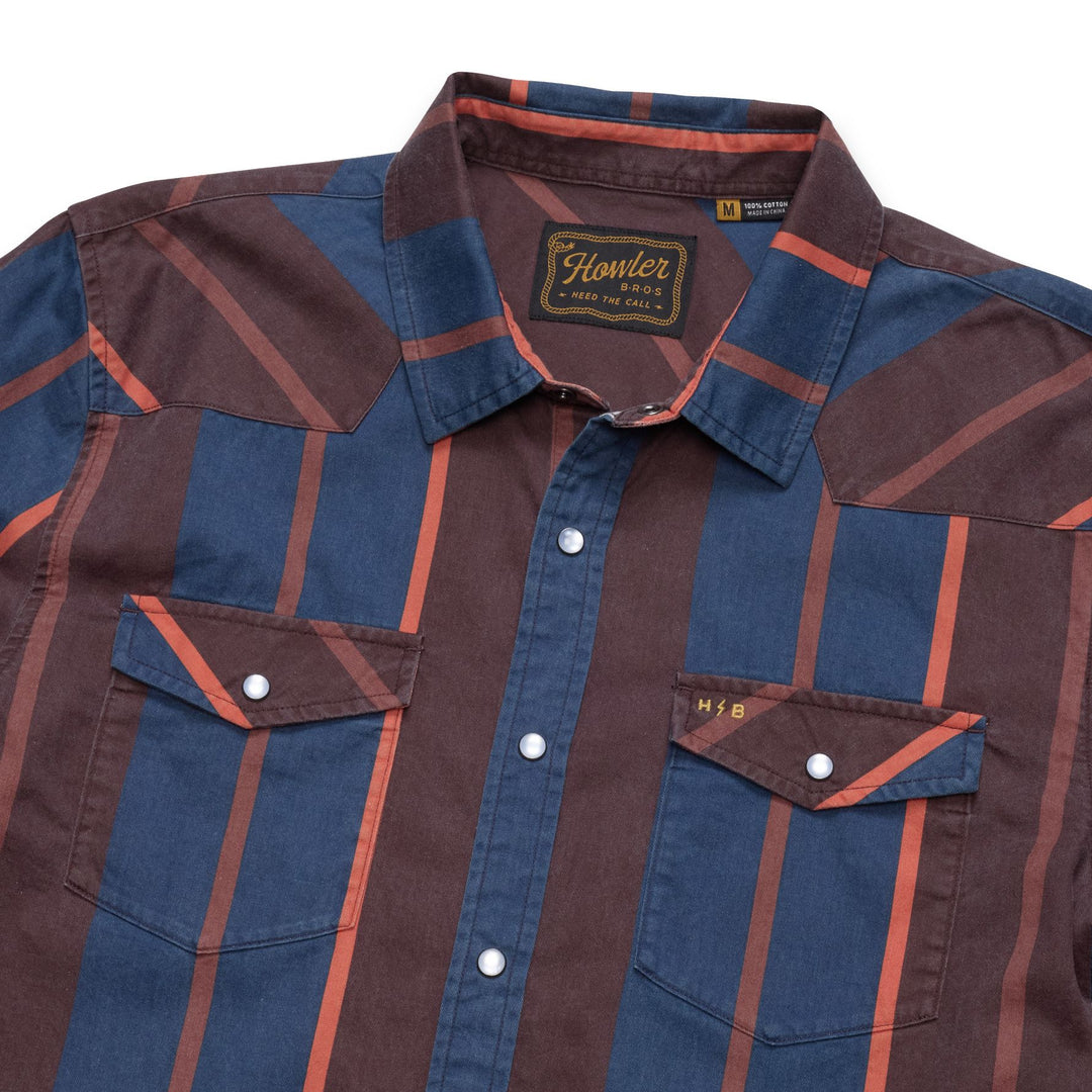 Howler Brothers High Rider Shirt Driver Stripe : Marooned Image 04