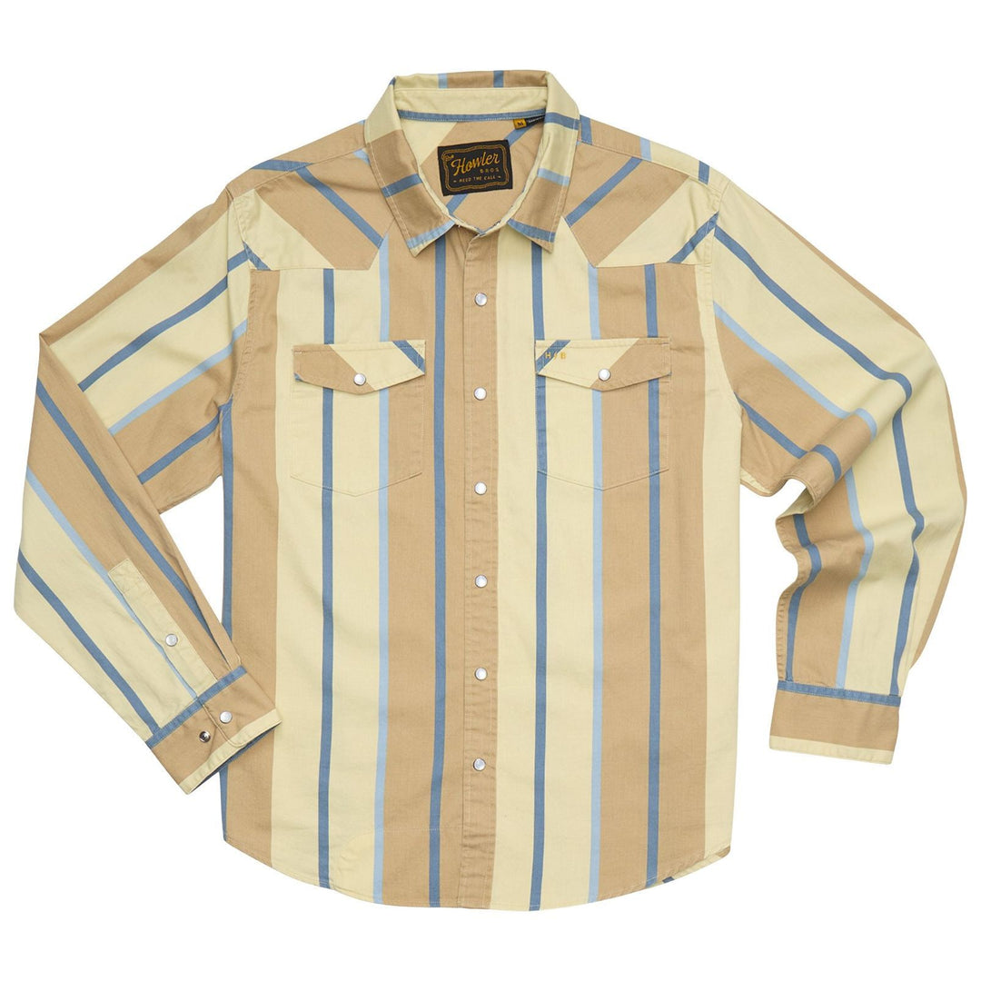 Howler Brothers High Rider Shirt Driver Stripe : Terra Image 01