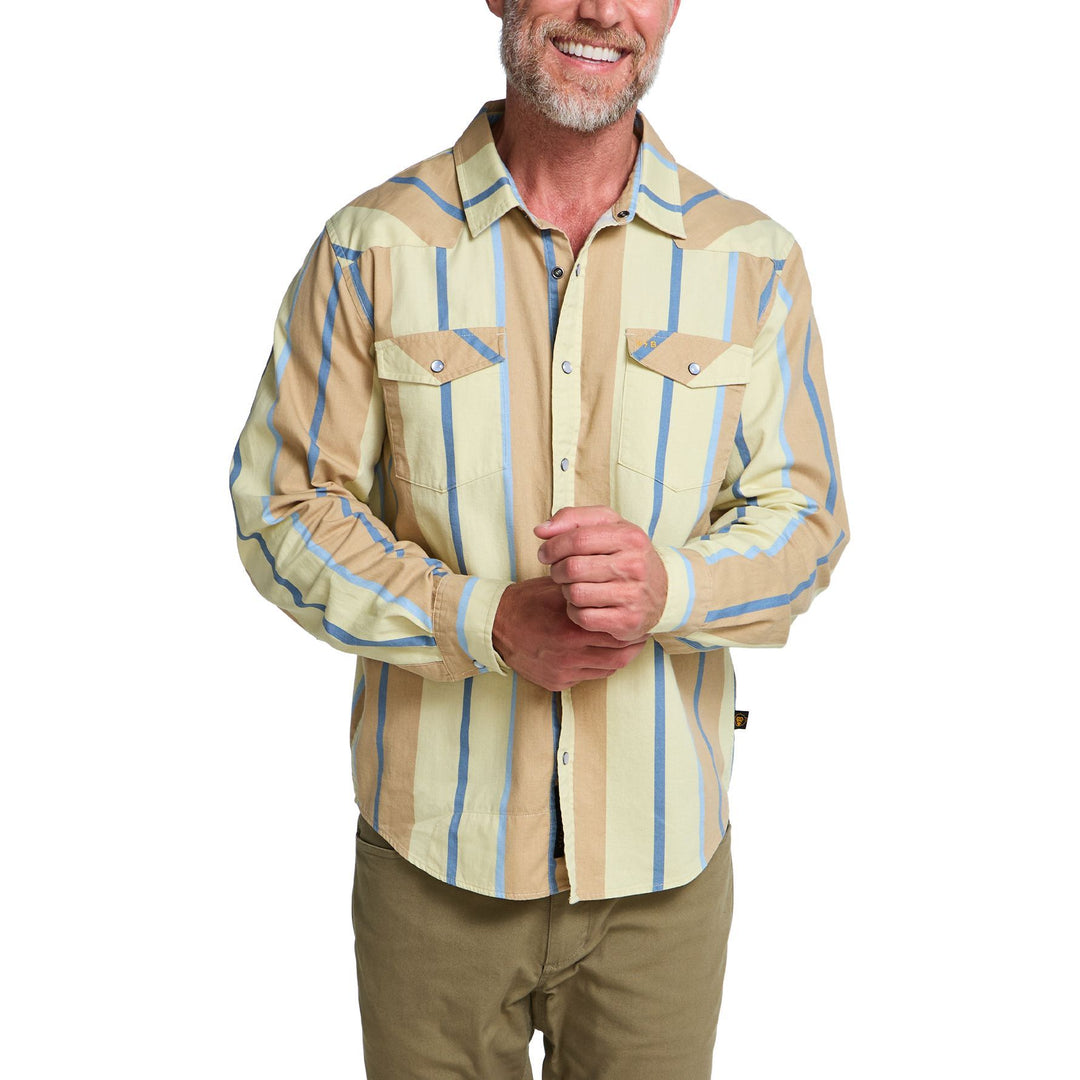 Howler Brothers High Rider Shirt Driver Stripe : Terra Image 02