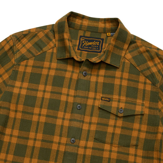 Howler Brothers La Grange Lightweight Flannel Cohen Plaid : Forest Image 04