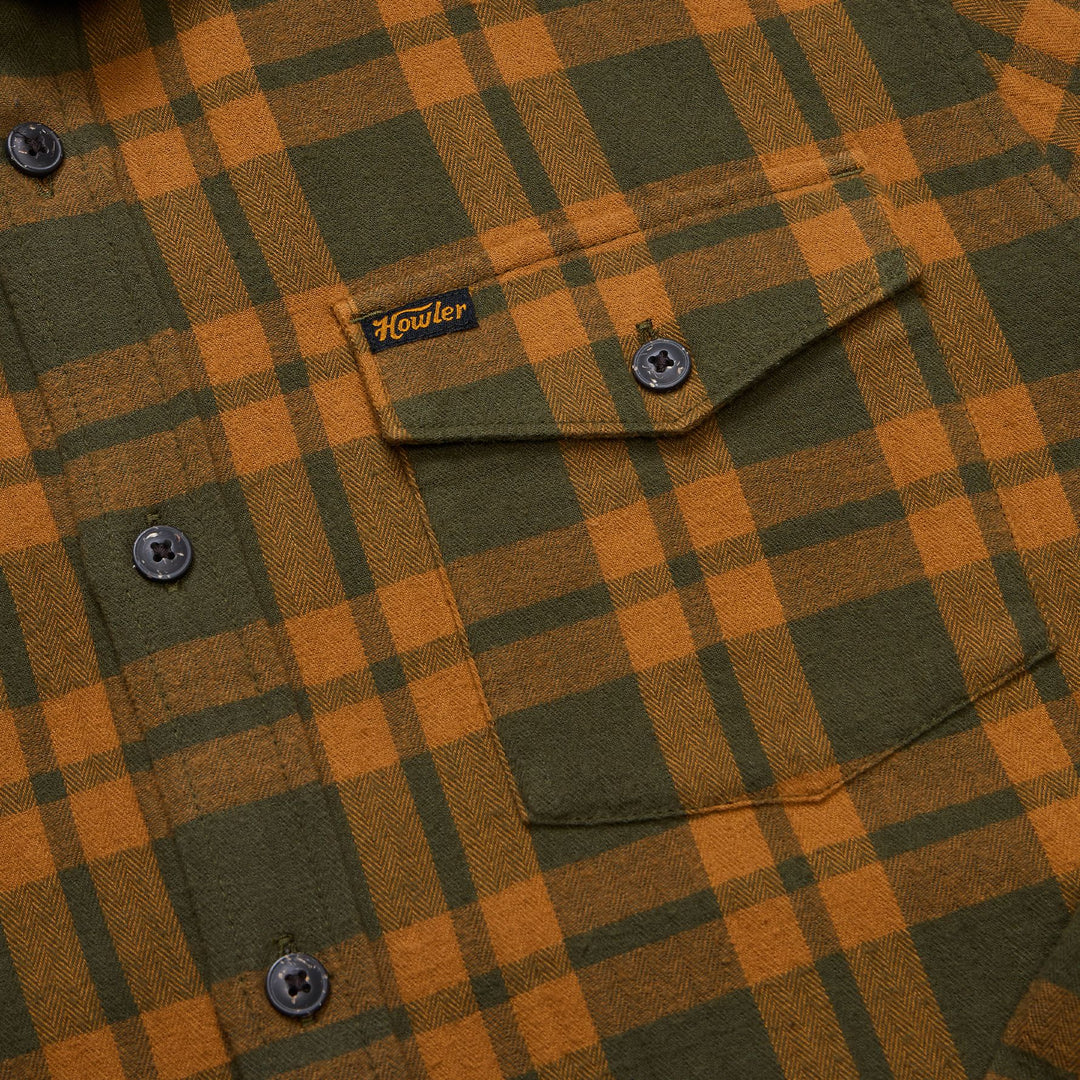 Howler Brothers La Grange Lightweight Flannel Cohen Plaid : Forest Image 05