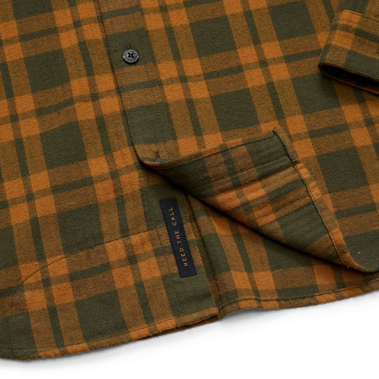 Howler Brothers La Grange Lightweight Flannel Cohen Plaid : Forest Image 07