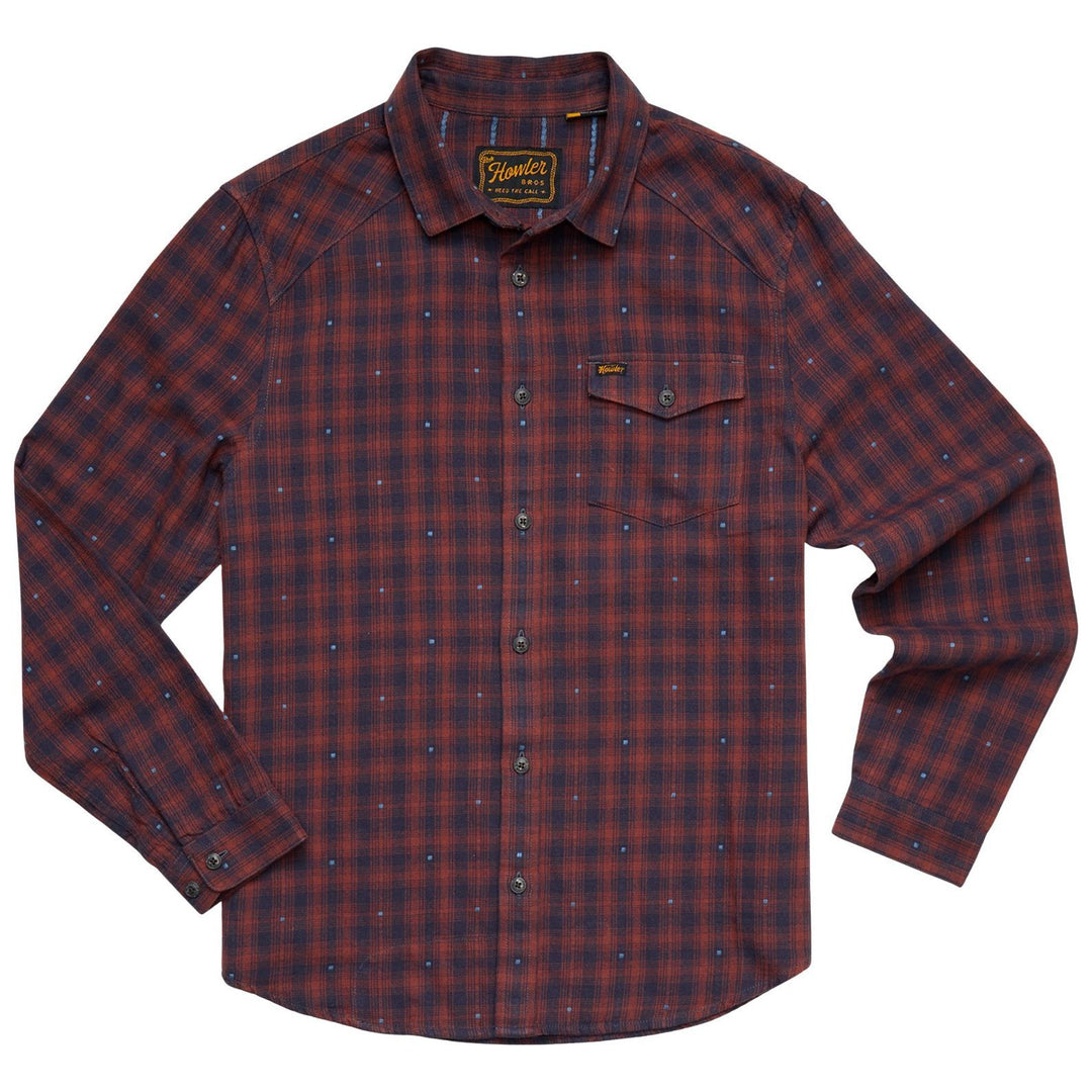 Howler Brothers La Grange Lightweight Flannel Franklin Plaid : Brick House Image 01