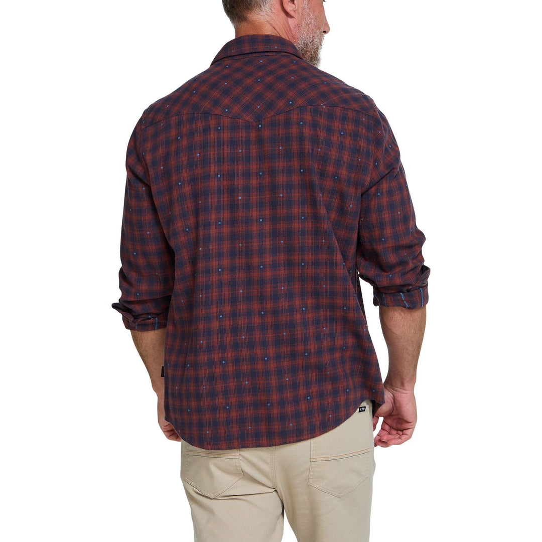 Howler Brothers La Grange Lightweight Flannel Franklin Plaid : Brick House Image 03