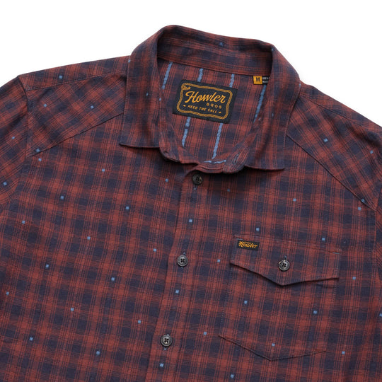 Howler Brothers La Grange Lightweight Flannel Franklin Plaid : Brick House Image 04