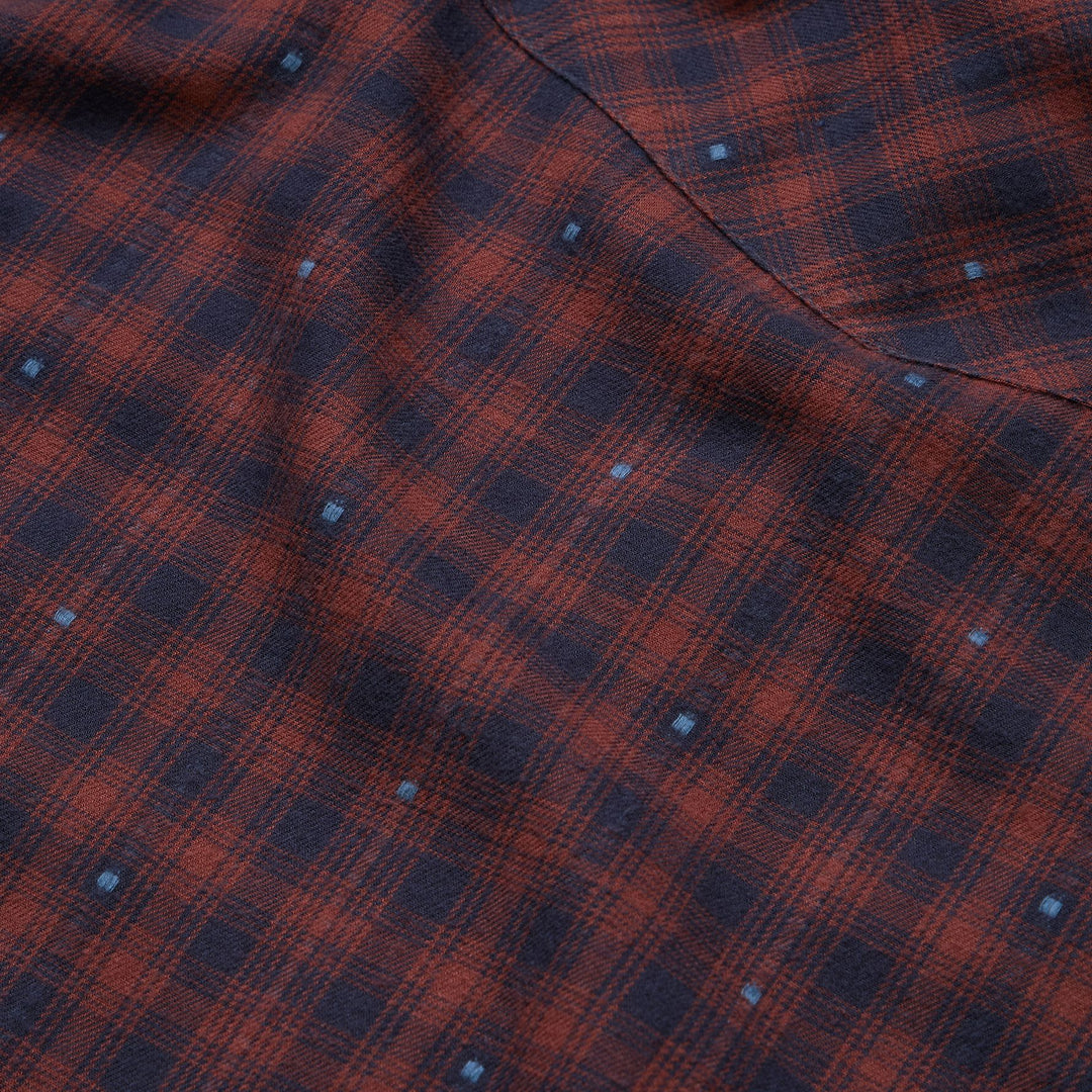 Howler Brothers La Grange Lightweight Flannel Franklin Plaid : Brick House Image 05