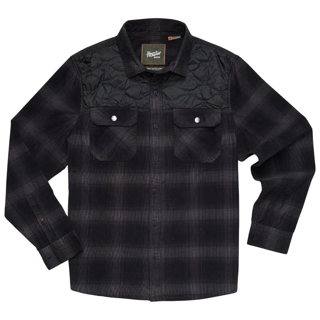 Howler Brothers Quintana Quilted Shirt Emmett Plaid : Nightshade Image 01