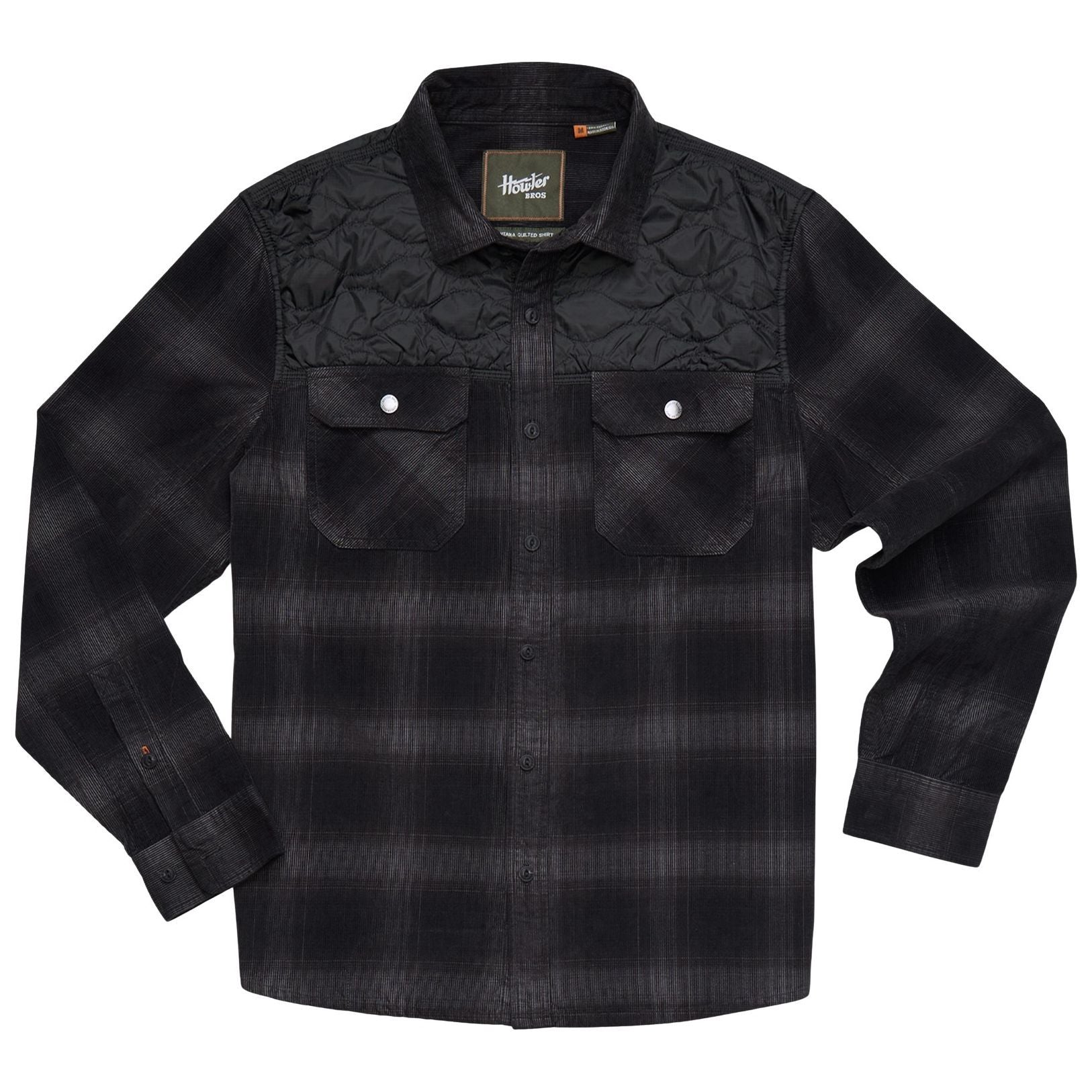 Howler Brothers Quintana Quilted Shirt Emmett Plaid : Nightshade Image 01