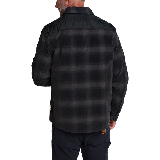Howler Brothers Quintana Quilted Shirt Emmett Plaid : Nightshade Image 03