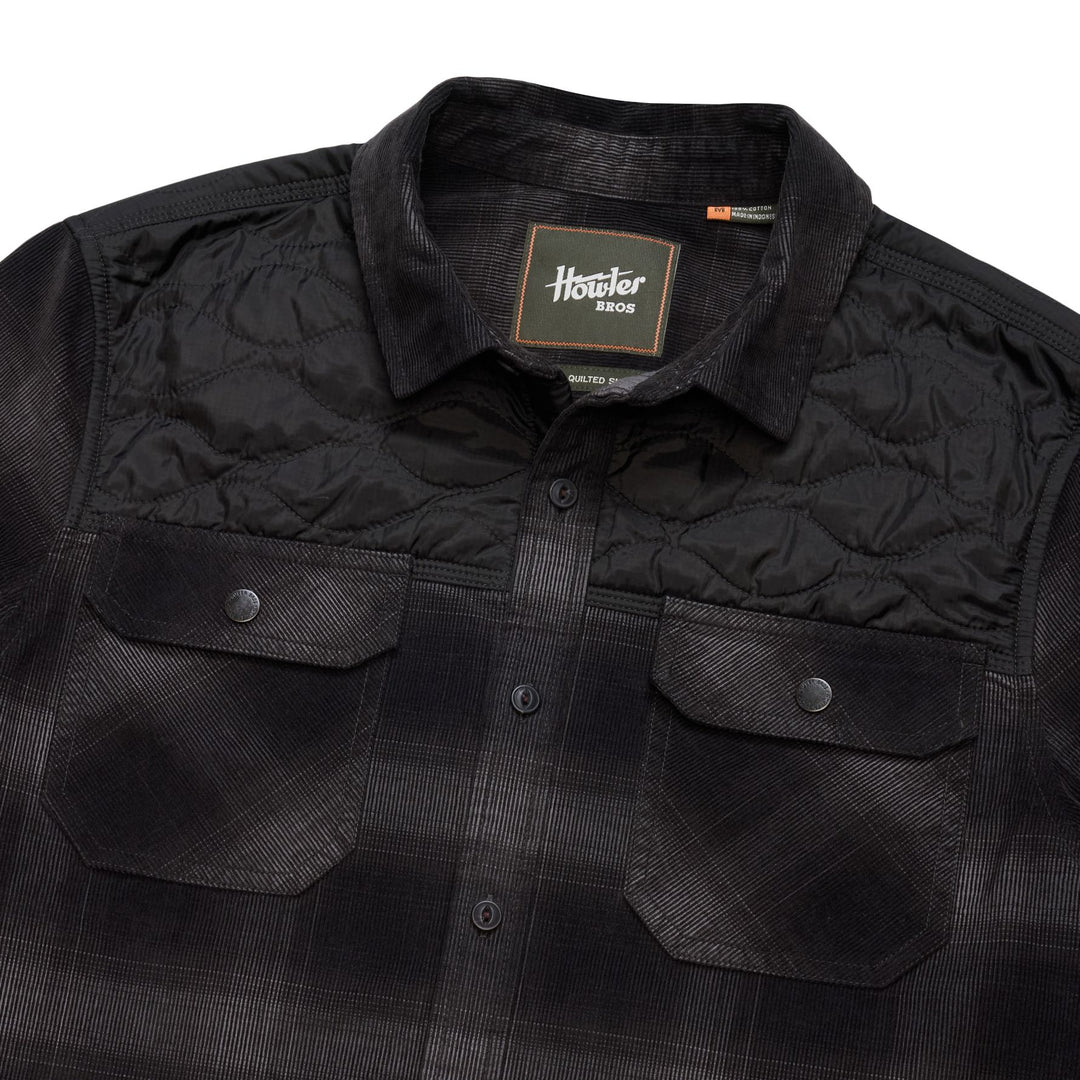 Howler Brothers Quintana Quilted Shirt Emmett Plaid : Nightshade Image 04