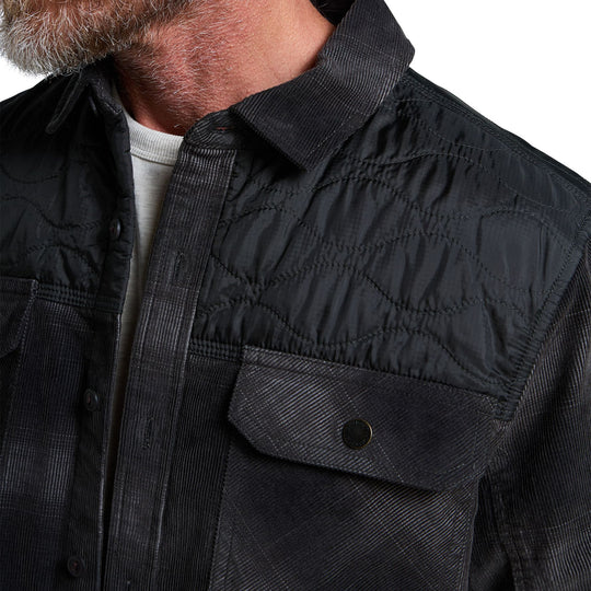 Howler Brothers Quintana Quilted Shirt Emmett Plaid : Nightshade Image 05