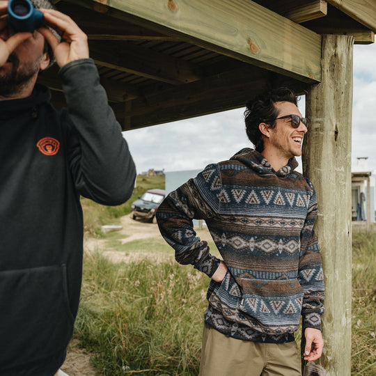 Howler Brothers Tajima Hoodie Canyon Codes : Winter Sky Image 07