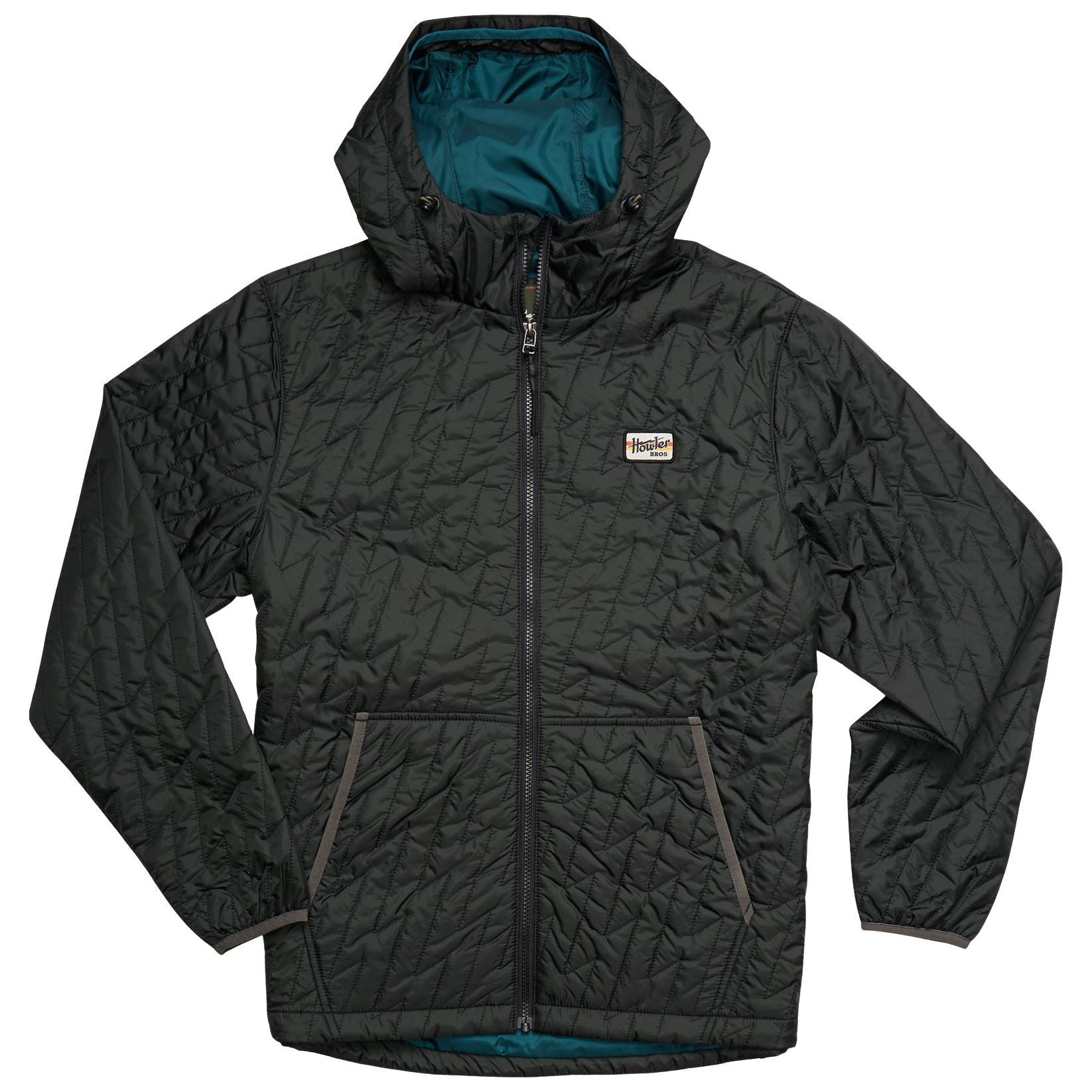 Howler Brothers Voltage Full Zip Jacket Carbonite Image 01