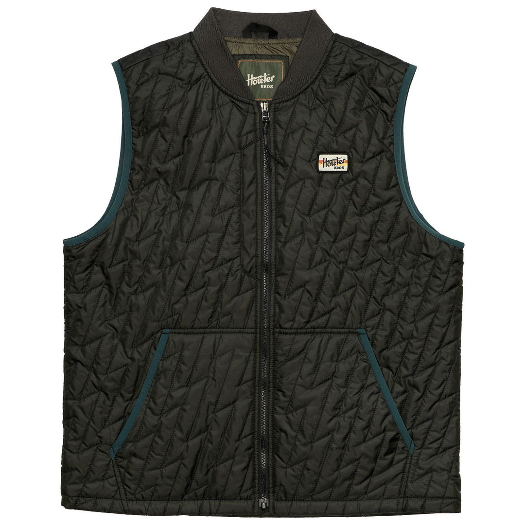 Howler Brothers Voltage Quilted Vest Carbonite Image 01