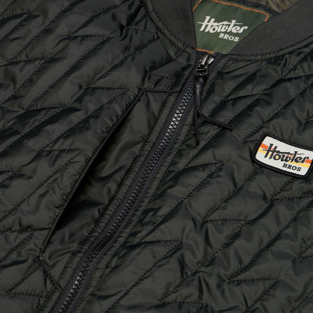 Howler Brothers Voltage Quilted Vest Carbonite Image 05