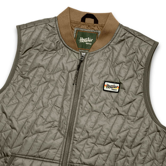 Howler Brothers Voltage Quilted Vest Vetiver Image 04
