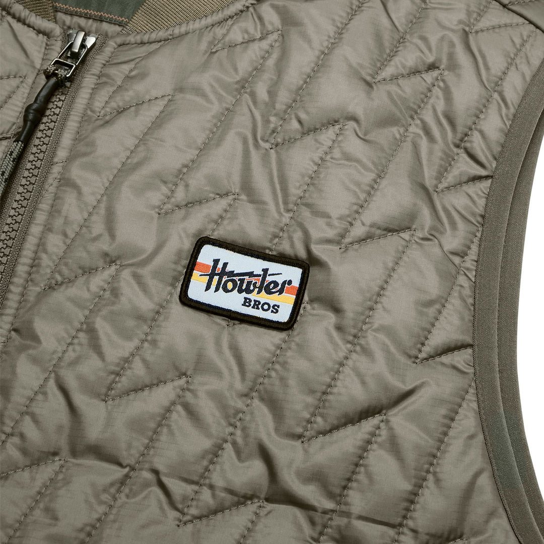Howler Brothers Voltage Quilted Vest Vetiver Image 05