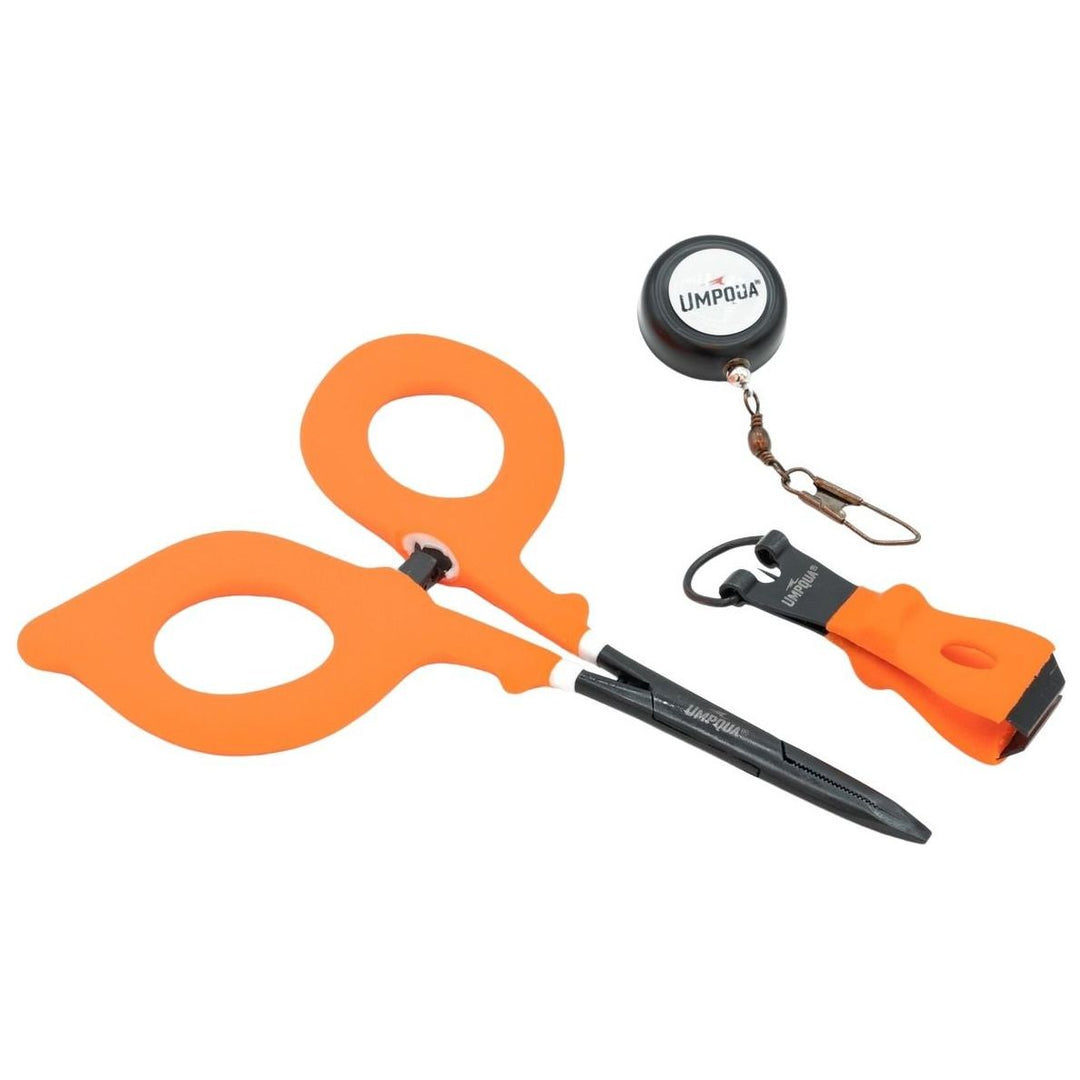 Umpqua Rivergrip PS Zinger / Nipper/ Forceps Combo Black Hot Orange 01
